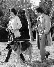 Columbo How To Dial A Murder 1978 Tricia O'Neil Peter Falk walk dog 8x10 photo