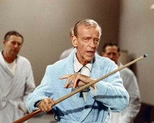 Fred Astaire with pool cue and robe movie unidentified 8x10 inch photo