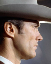 Clint Eastwood cool pose in profile wears stetson 1968 Coogan's Bluff 8x10 photo
