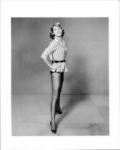 Juliette Prowse in stockings leggy pose 8x10 inch vintage photo