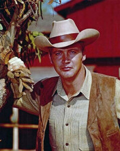 Lee Majors in western hat and waistcoat The Big Valley TV 8x10 inch photo