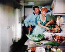 I Love Lucy rare color 8x10 inch photo Lucy & Desi in kitchen 8x10 inch photo