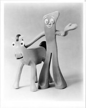 The Gumby Show TV series 8x10 inch vintage photo Gumby & Pokey