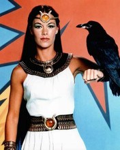 The Secrets of Isis 1975 TV series Joanna Cameron with bird as Isis 8x10 photo