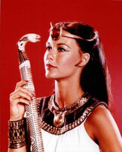 The Secrets of Isis 1975 TV Joanna Cameron holds snake amulet 8x10 inch photo