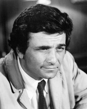 Peter Falk gives his classic Columbo stare early 1970's episode 8x10 inch photo