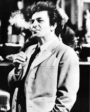 Peter Falk as Columbo in his suit puffing on cigar thoughtful mood 8x10 photo