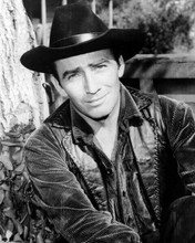 James drury in black leather waistcoat as ranch foreman The Virginian 8x10 photo