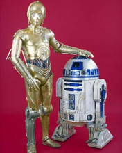 Star Wars C3PO full length pose with R2D2 8x10 inch photo