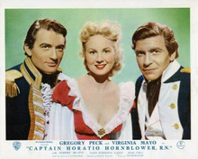 Captain Horatio Hornblower Gregory Peck Virginia Mayo Robert Beatty 8x10 photo