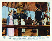 Captain Horatio Hornblower vintage art 8x10 photo Virginia Mayo Gregory Peck
