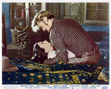 The Big Country Chuck Connors gets rough with Jean Simmons 8x10 inch photo