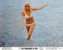 The Vengeance of She Olinka Berova in white bra & panties on Cote d'Azur 8x10
