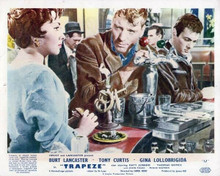 Trapeze vintage art 8x10 photo Gina Lollobrigida Burt Lancaster Tony Curtis bar