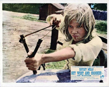 Sky West and Crooked Hayley Mills aims catapult 8x10 inch photo