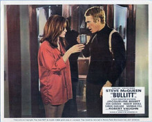 Bullitt vintage artwork 8x10 photo Jacqueline Bisset Steve McQueen get coffee