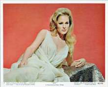 She Hammer 1964 Ursula Andress in white dress as Ayesha seated 8x10 inch photo