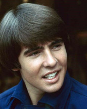 Davy Jones of The Monkees in blue shirt 1960's portrait 8x10 inch photo