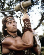 Arnold Schwarzenegger as Lord Kalidor from 1985 Red Sonja 8x10 inch photo