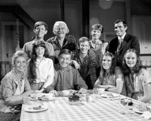 The Waltons all cast pose of family in kitchen around dining table 8x10 photo