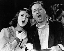 Nice Girl? 1941 Deanna Durbin sings with Robert Benchley 8x10 inch photo