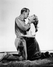 They Came To Cordura 1959 Gary Cooper about to kiss Rita Hayworth 8x10 photo