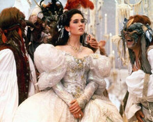 Labyrinth 1986 Jennifer Connelly in ball gown attendsmasked ball 8x10 inch photo