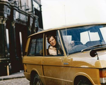 Roger Moore as Lord Brett driving his 1971 Range Rover The Persuaders 8x10 photo