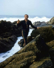 Marlon Brando on Pfeiffer Beach Big Sur CA filming One Eyed Jacks 8x10 photo