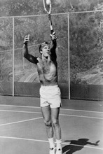 robert Redford beefcake 1970's bare chest pose playing tennis 4x6 inch photo