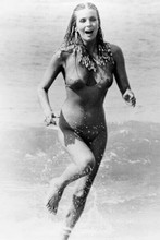 Bo derek in swimsuit running through surf from 10 4x6 inch real photo