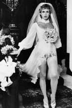 Season Hubley in low cut wedding gown & stockings Vice Squad 1981 4x6 inch photo