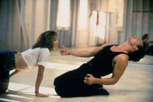 Dirty Dancing Patrick Swayze & jennifer Grey put dance moves on 8x12 inch photo