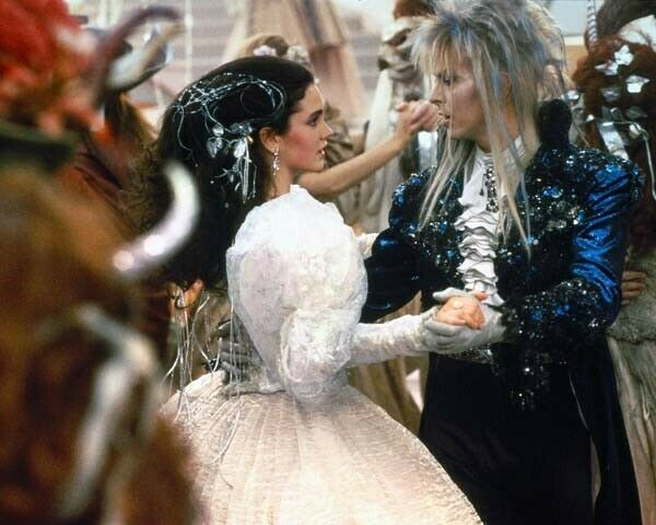 Labyrinth 1986 Jennifer Connelly dances with David Bowie 8x10 inch photo -  The Movie Store