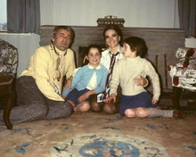 Natalie Wood 1970's pose with husband Richard Gregson & children 8x10 inch photo
