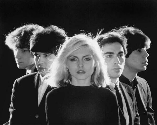 Blondie 1970's sensation Deborah Harry Chris Stein & group pose 8x10 ...