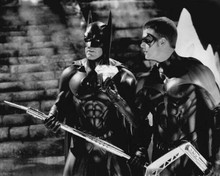 Batman and Robin 1997 George Clooney & Chris O'Donnell 8x10 inch photo