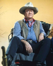 John Wayne sits on stagecoach Glen Campbell Goodtime Hour 1969 8x10 inch photo