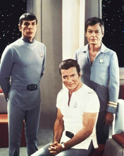 Star Trek The Motion Picture Nimoy Shatner & Kelley on Enterprise 8x10 photo
