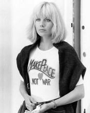 Glynis Barber wears Makepeace Not War t-shirt Dempsey & Makepeace 8x10 photo