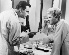 Phffft! 1954 Jack Lemmon & Judy Holliday brush teeth in bathroom 8x10 inch photo