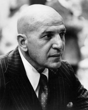 Telly Savalas in pin striped suit as Kojak 8x10 inch photo