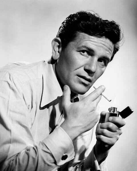 garfield cigarettes John Garfield lighting a cigarette circa 1950 studio portrait 8x10 inch  photo