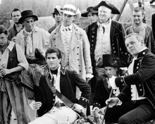 The Bounty 1984 Mel Gibson Anthony Hopkins sit with crew 8x10 inch photo