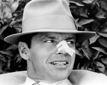 Jack Nicholson wears his classic Gittes fedora hat 1974 Chinatown 8x10 photo