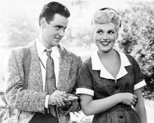 It Should Happen To You Jack Lemmon & Judy Holliday smiling pose 8x10 inch photo