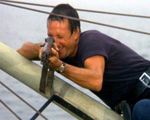 Jaws Roy Scheider aiming rifle 11x14 Promotional Photograph