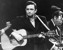 Johnny Cash 11x14 Promotional Photograph with band on stage 1968
