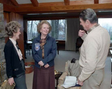 President Ronald Reagan & Nancy Reagan Prime Minister Margaret Thatcher 11x14