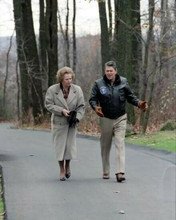President Ronald Reagan and Prime Minister Margaret Thatcher take stroll 11x14